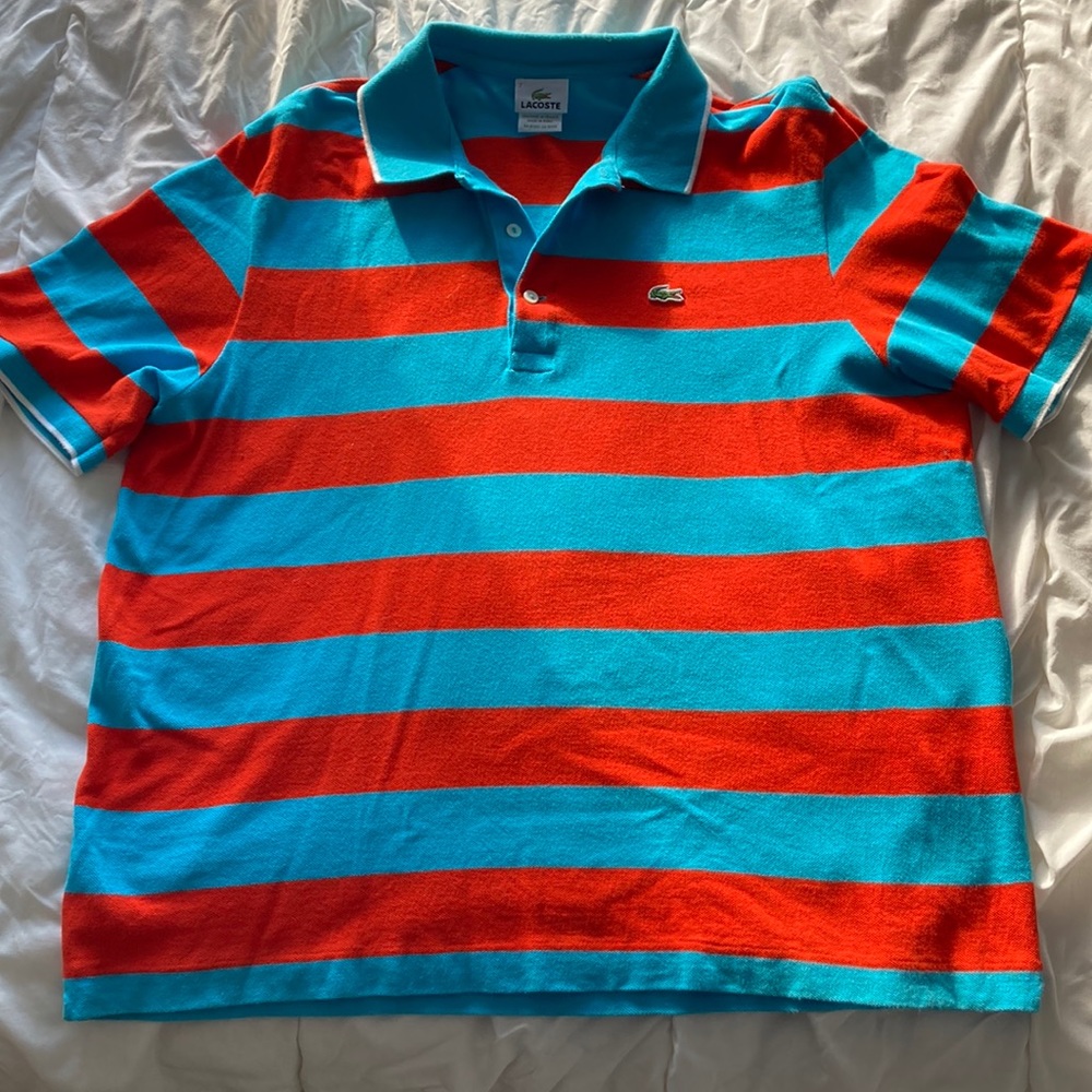 Lacoste polo size 7